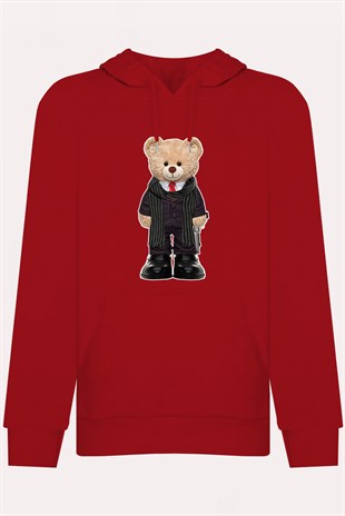 PRINTED TEDDY BEAR hoodie