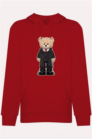PRINTED TEDDY BEAR hoodie