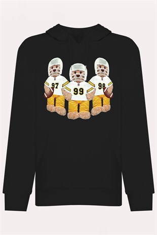 PRINTED TEDDY BEAR hoodie