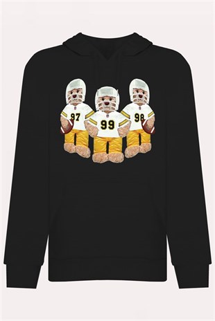 PRINTED TEDDY BEAR hoodie