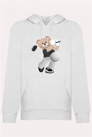 PRINTED TEDDY BEAR hoodie