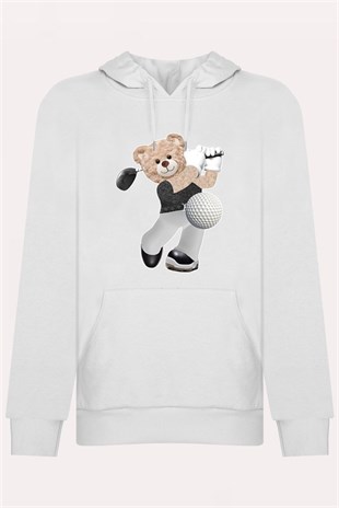 PRINTED TEDDY BEAR hoodie
