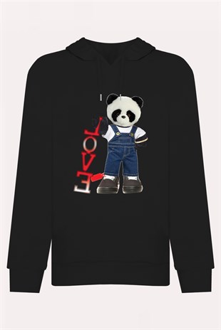 PRINTED TEDDY BEAR hoodie