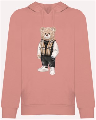 PRINTED TEDDY BEAR hoodie
