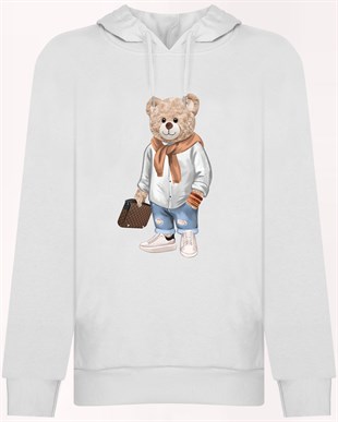 PRINTED TEDDY BEAR hoodie