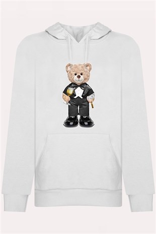 PRINTED TEDDY BEAR hoodie