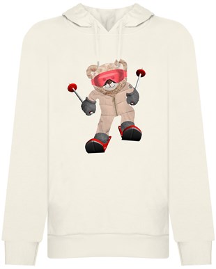 PRINTED TEDDY BEAR hoodie