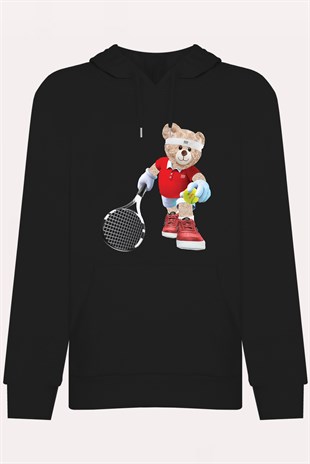 PRINTED TEDDY BEAR hoodie