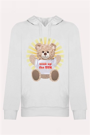 PRINTED TEDDY BEAR hoodie