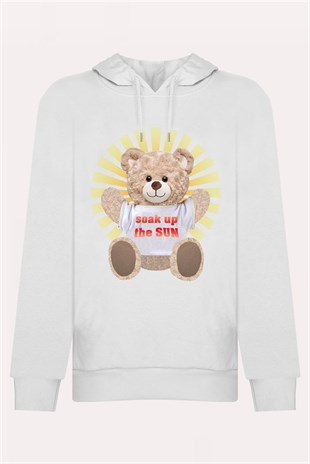 PRINTED TEDDY BEAR hoodie
