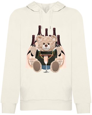 PRINTED TEDDY BEAR hoodie