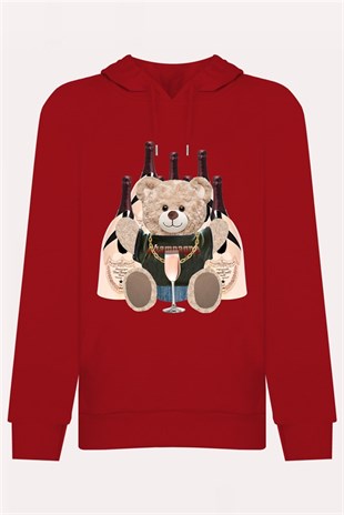 PRINTED TEDDY BEAR hoodie