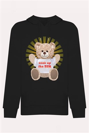 PRINTED TEDDY BEAR hoodie