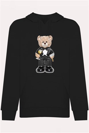 PRINTED TEDDY BEAR hoodie