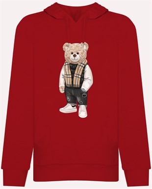 PRINTED TEDDY BEAR hoodie