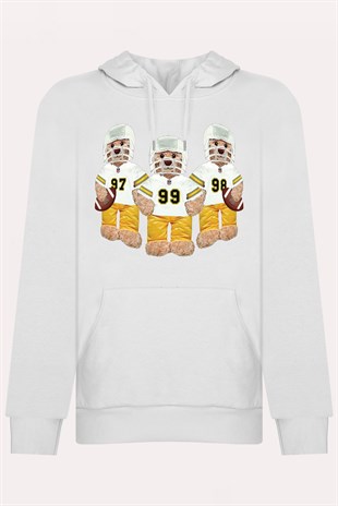 PRINTED TEDDY BEAR hoodie