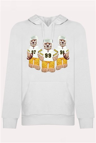 PRINTED TEDDY BEAR hoodie