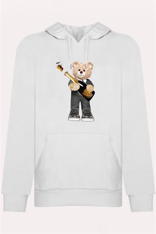 PRINTED TEDDY BEAR hoodie