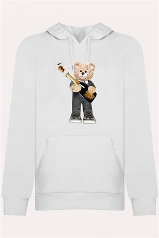 PRINTED TEDDY BEAR hoodie
