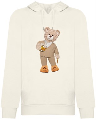 PRINTED TEDDY BEAR hoodie