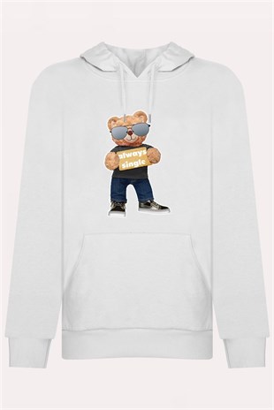 PRINTED TEDDY BEAR hoodie