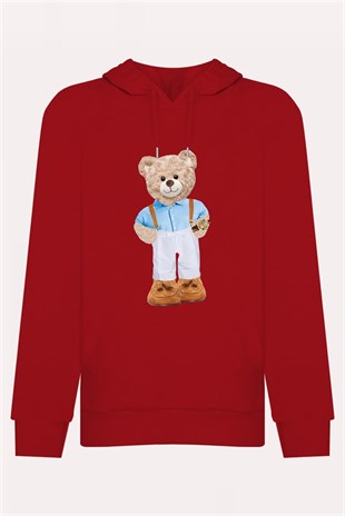 PRINTED TEDDY BEAR hoodie
