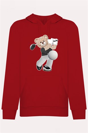 PRINTED TEDDY BEAR hoodie