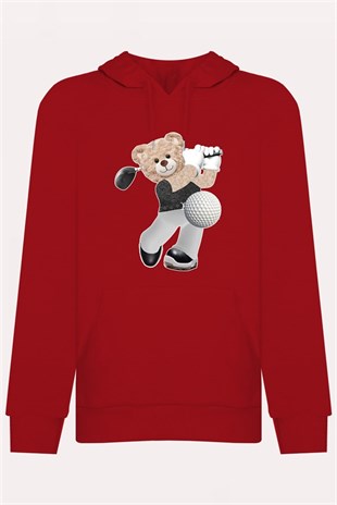 PRINTED TEDDY BEAR hoodie