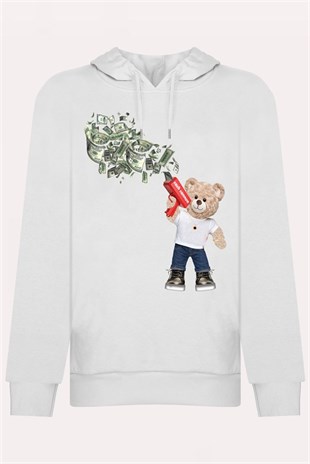 PRINTED TEDDY BEAR hoodie
