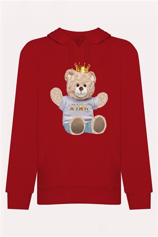 PRINTED TEDDY BEAR hoodie