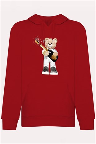 PRINTED TEDDY BEAR hoodie