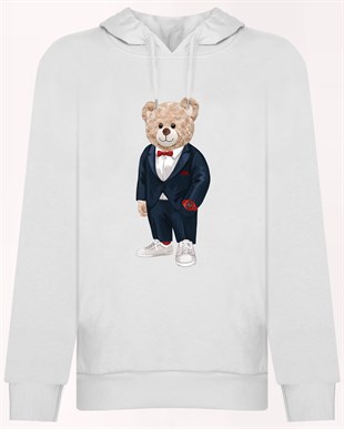 PRINTED TEDDY BEAR hoodie