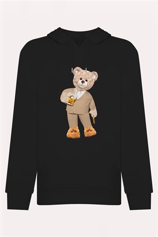 PRINTED TEDDY BEAR hoodie
