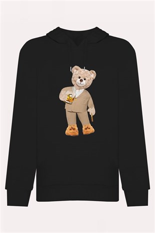 PRINTED TEDDY BEAR hoodie