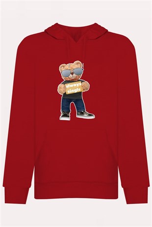 PRINTED TEDDY BEAR hoodie