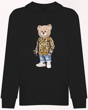 PRINTED TEDDY BEAR hoodie