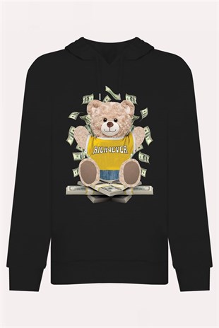 PRINTED TEDDY BEAR hoodie