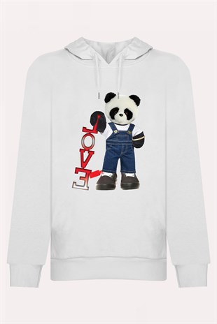 PRINTED TEDDY BEAR hoodie