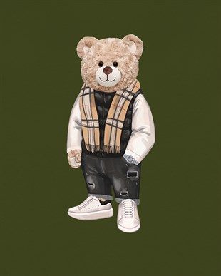 PRINTED TEDDY BEAR sweatshirt