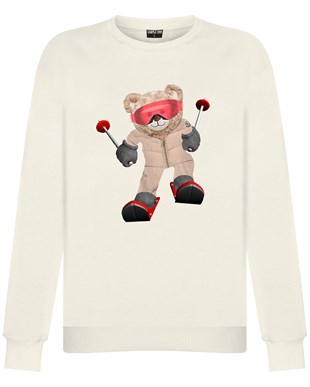 PRINTED TEDDY BEAR sweatshirt