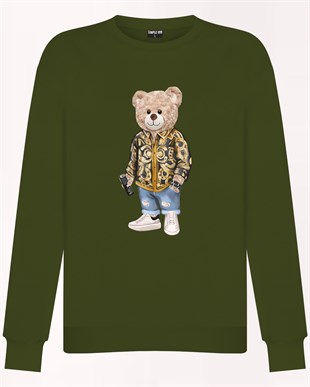 PRINTED TEDDY BEAR sweatshirt