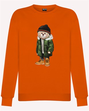 PRINTED TEDDY BEAR sweatshirt