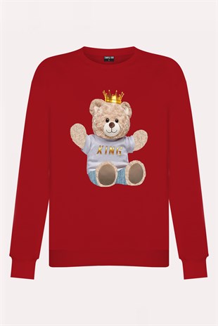 PRINTED TEDDY BEAR sweatshirt