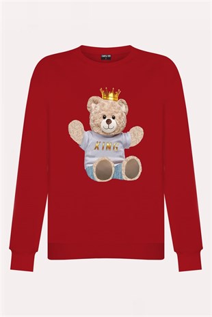 PRINTED TEDDY BEAR sweatshirt
