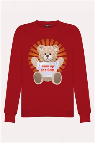 PRINTED TEDDY BEAR sweatshirt