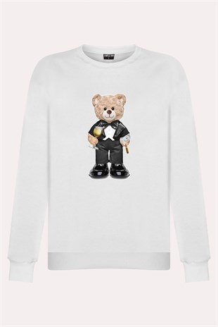 PRINTED TEDDY BEAR sweatshirt