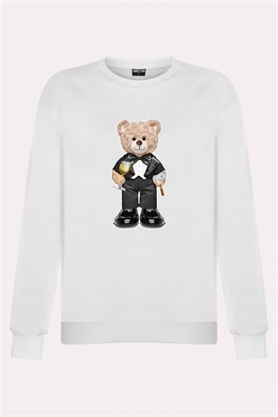 PRINTED TEDDY BEAR sweatshirt