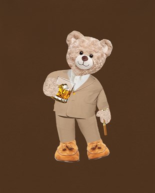 PRINTED TEDDY BEAR sweatshirt