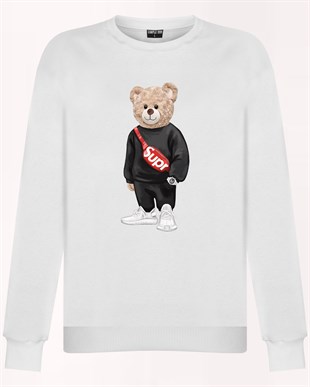 PRINTED TEDDY BEAR sweatshirt