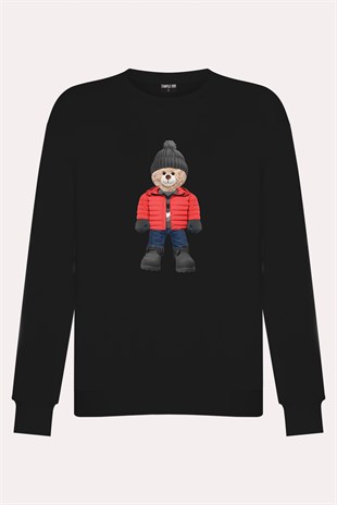 PRINTED TEDDY BEAR sweatshirt
